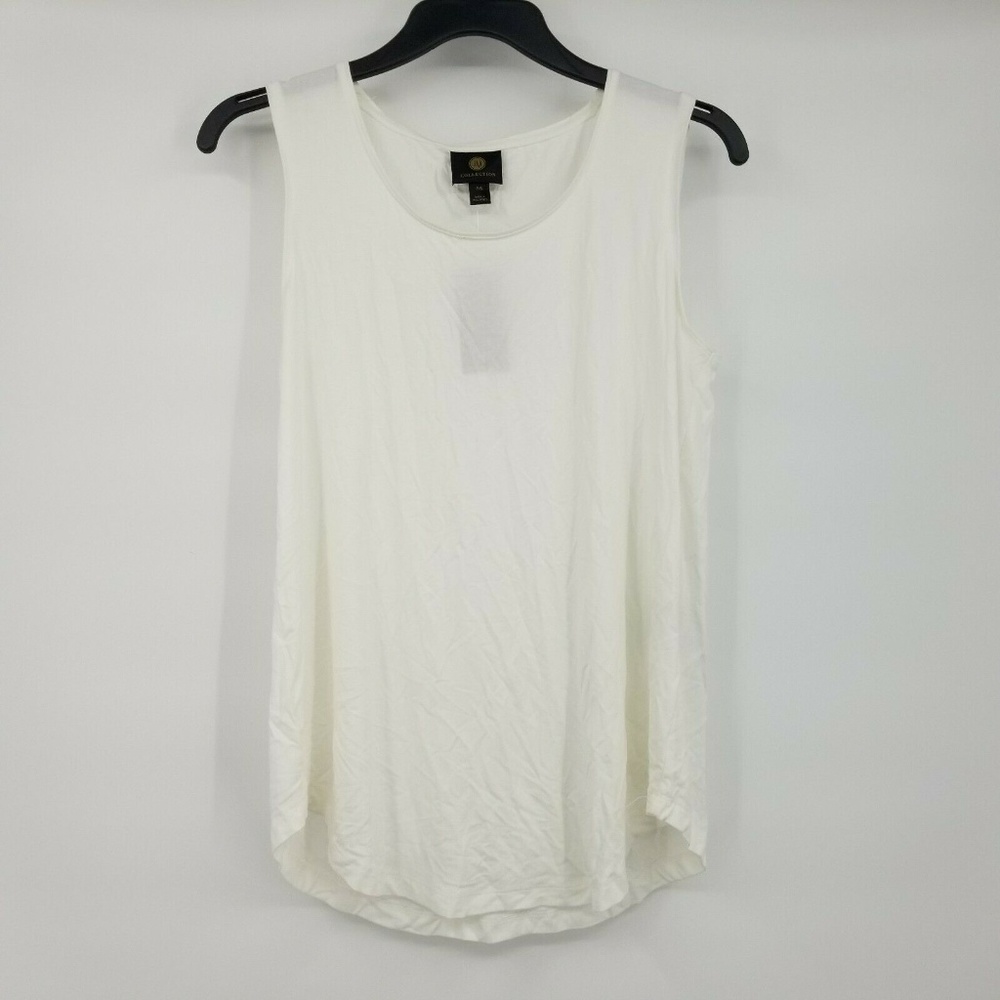 JM Collection Petite Small Eggshell Top 8BF12
